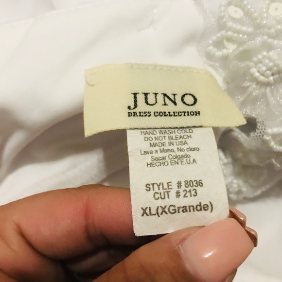 (Sold)White long women dress - Picture 3 of 3